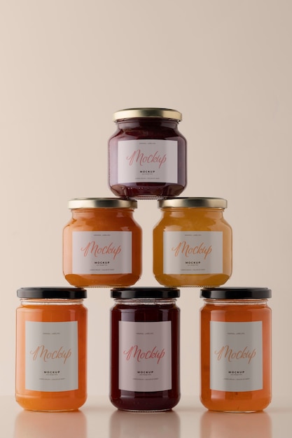 Minimal jar labeling mockup