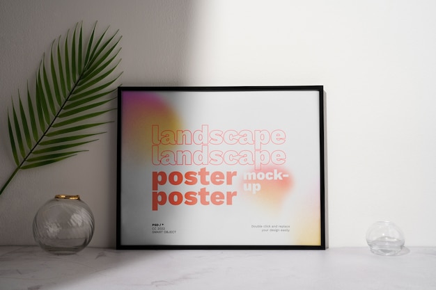 Minimal poster mock-up design