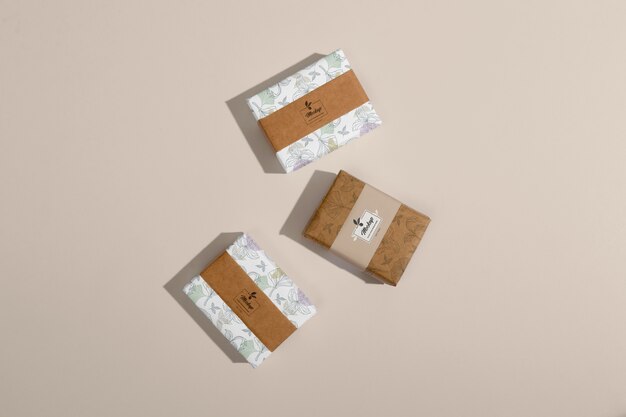 PSD minimal soap labeling mockup