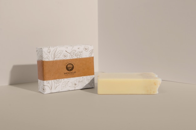 Minimal soap labeling mockup