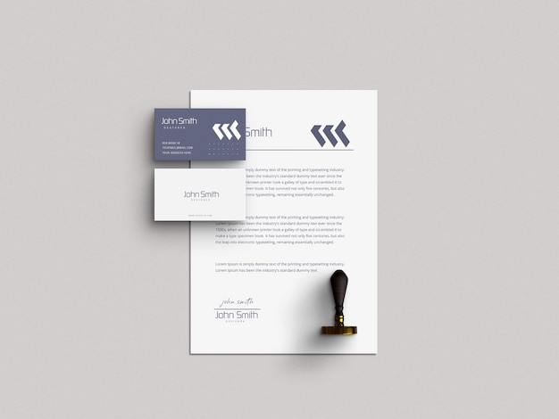 Minimal Stationery Mockup