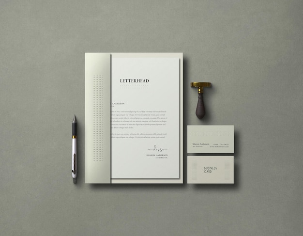 Minimal Stationery Mockup