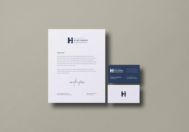 Minimal Stationery Mockup