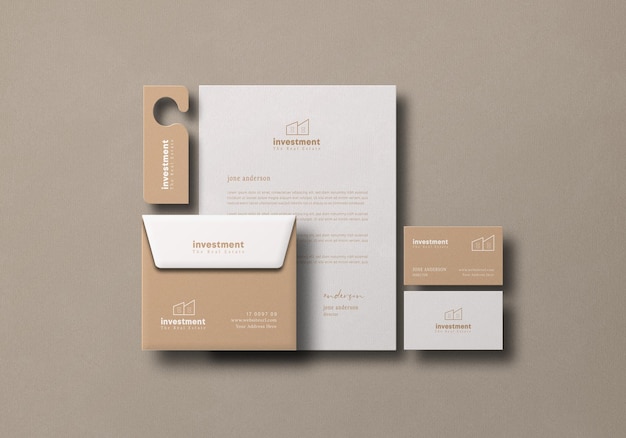 Minimal Stationery Mockup