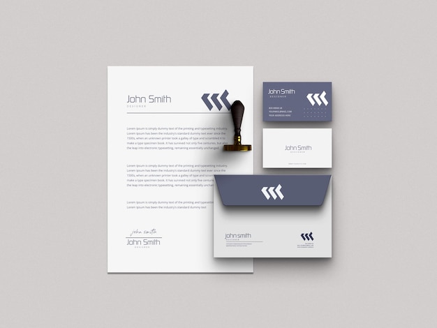 Minimal Stationery Mockup