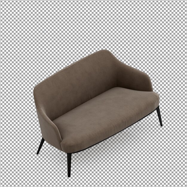 Minimalist Armchair in 3D Rendering