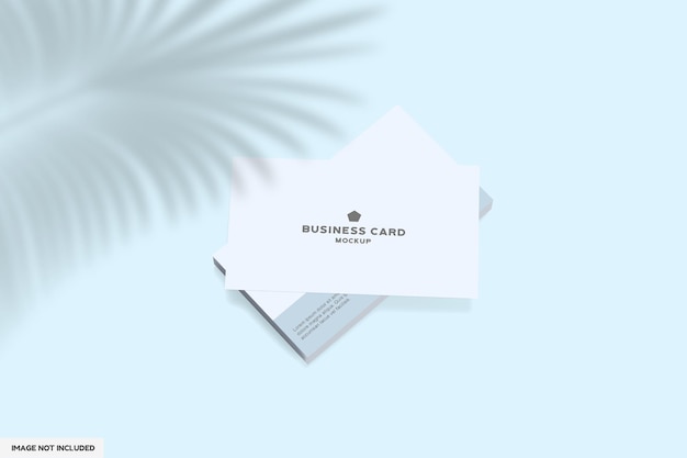 Minimalist business card mockup design