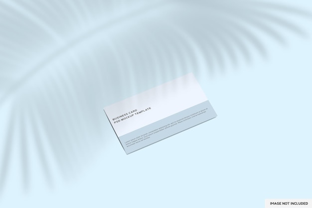 Minimalist business card mockup design