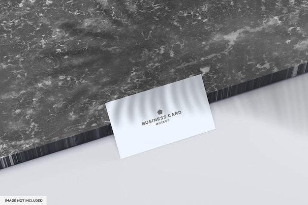 Minimalist business card mockup design