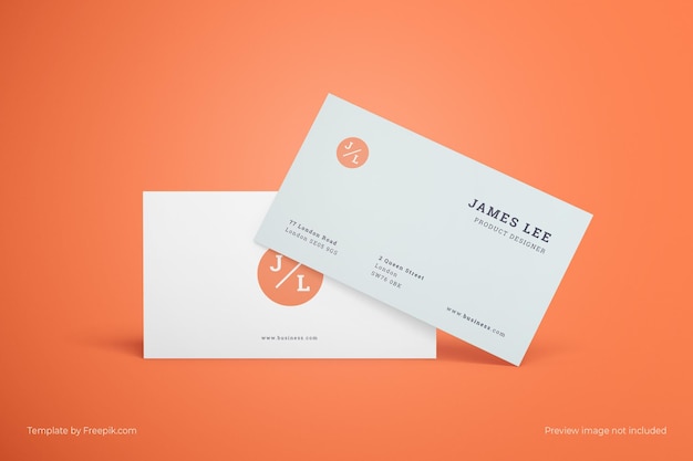 Minimalist Business Card Mockup