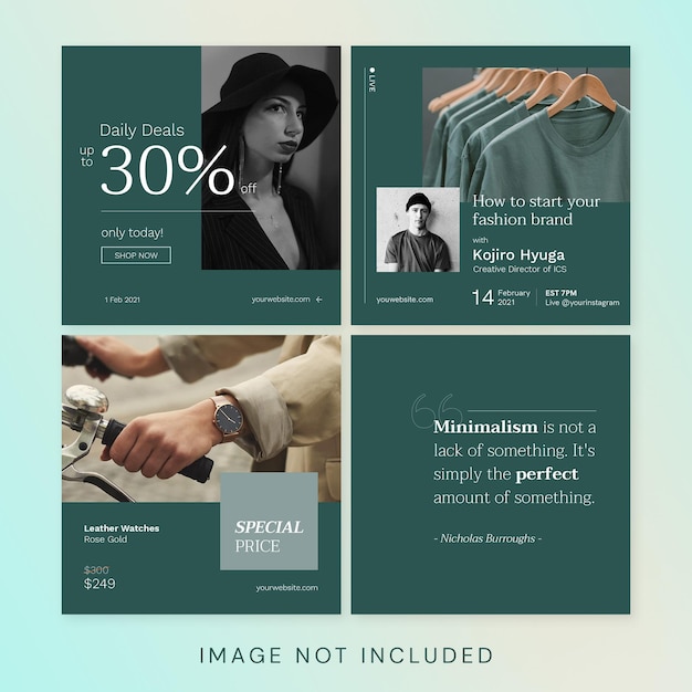 Minimalist Fashion Instagram Social Media Tosca