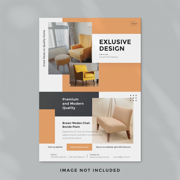 Minimalist Furniture Flyer Template