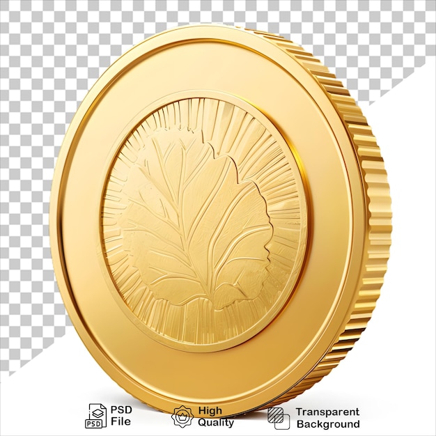 Minimalist Gold Coin Illustration for Financial Themes