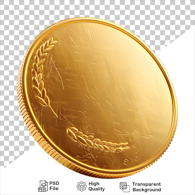 Minimalist Gold Coin Illustration for Financial Themes