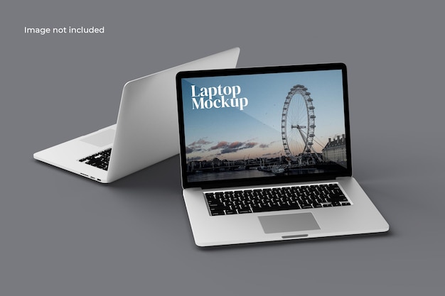 Minimalist Laptop Mockup