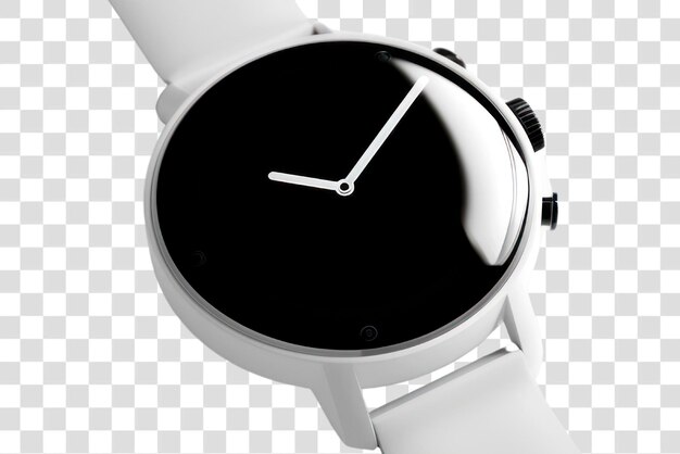 PSD minimalist modern white smartwatch design