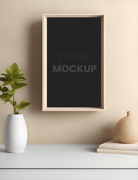 Minimalist theme with mockup frames 48