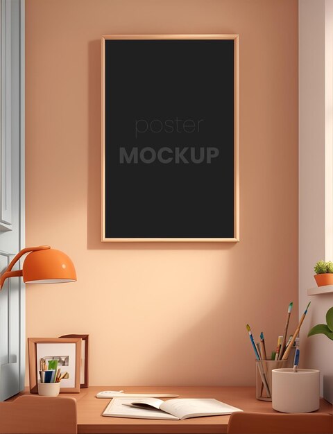 Minimalist theme with mockup frames