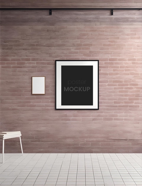 Minimalist theme with mockup frames