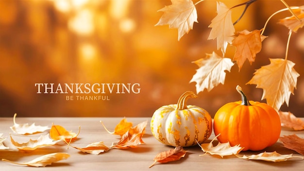 Minimalistic Thanksgiving Background