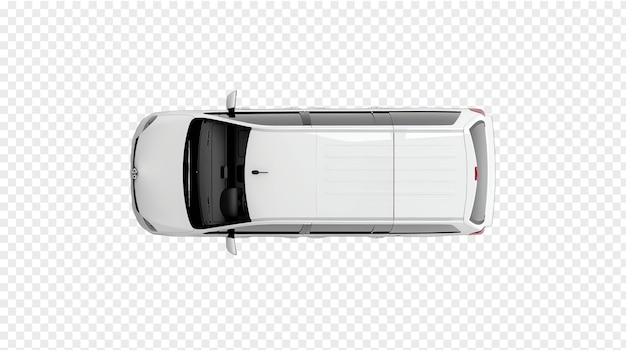 Minivan realistic illustration isolated on transparent background