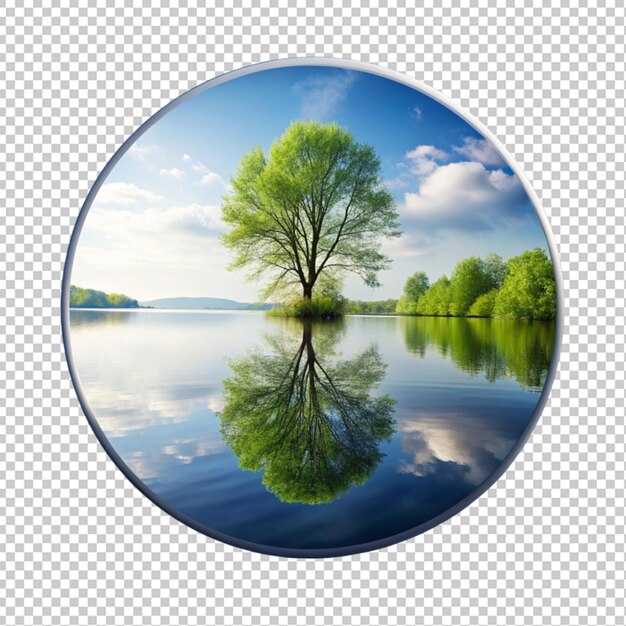 mirror on water transplant background