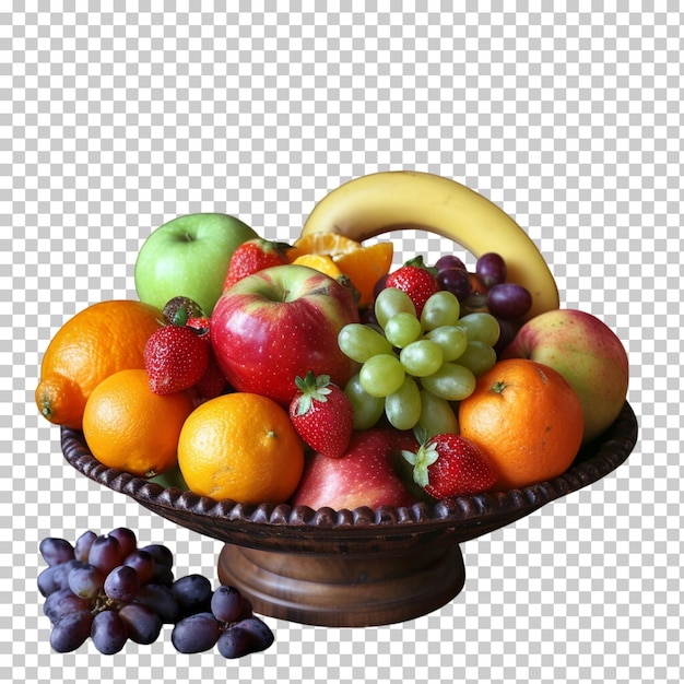 Mix Fruits isolated on a transparent background