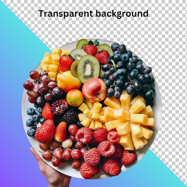 Mixfruits isolated image on transparent background