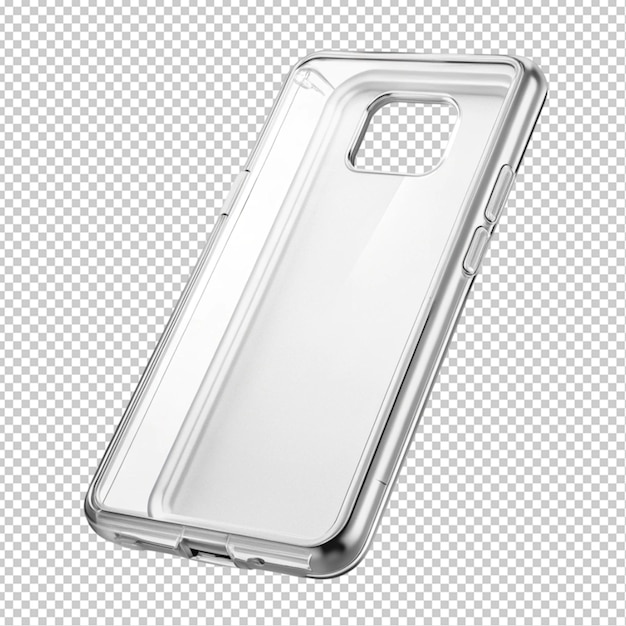 PSD mobil phone transparent case transparent background