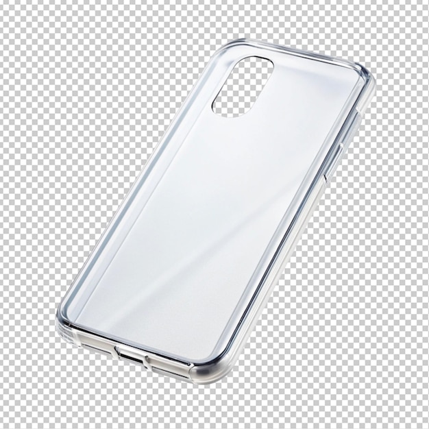 Mobil phone transparent case transparent background