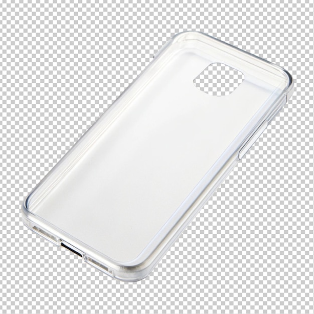 PSD mobil phone transparent case transparent background