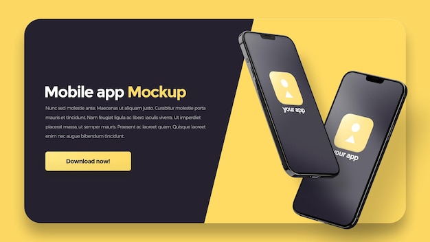 Mobile app Mockup