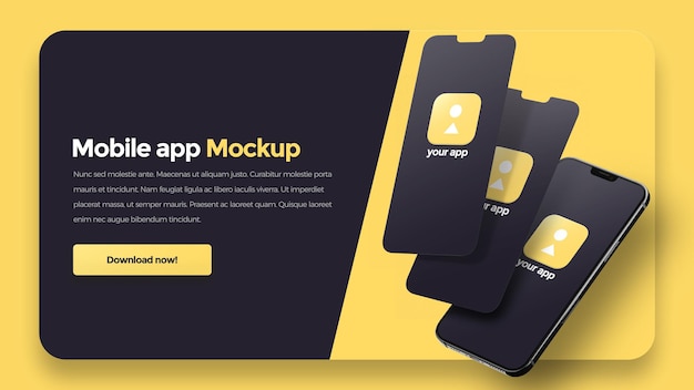 Mobile app Mockup