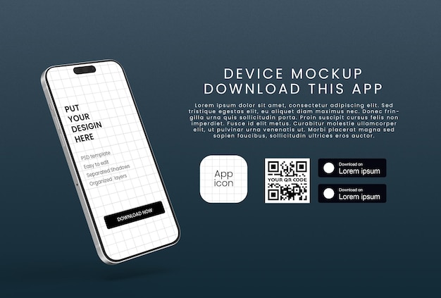 Mobile App Promo Device Mockup