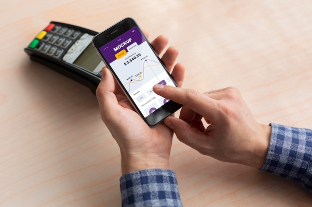 Mobile payment app mock-up