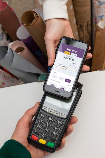 Mobile payment application mock-up