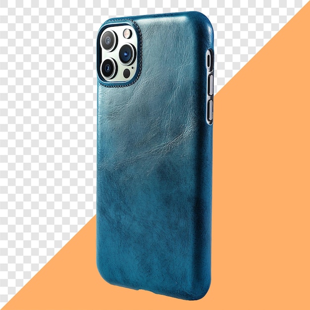 Mobile Phone Case transparent background isolated image generative AI