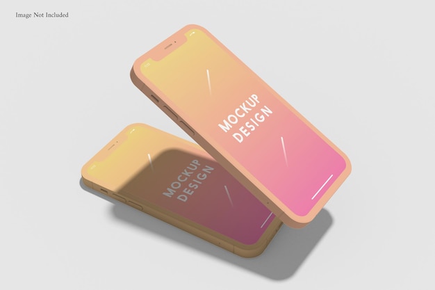 Mobile Phone Clay Mockup