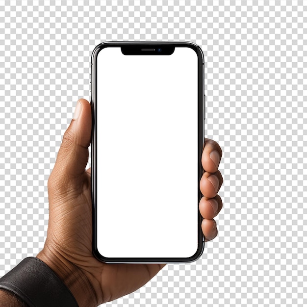 Mobile phone mockup image png