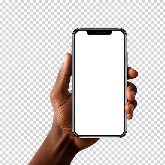 Mobile phone mockup image png