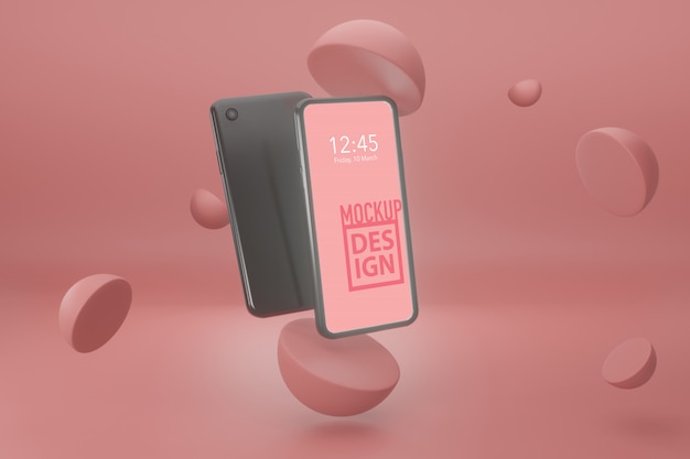 Mobile phone mockup