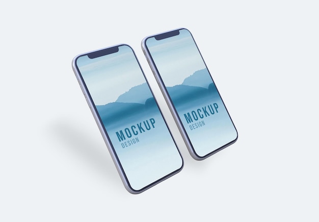 Mobile Phone Realistic 3d mockup