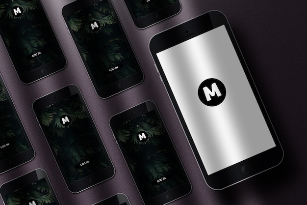 Mobile Phone Realistic Mockup