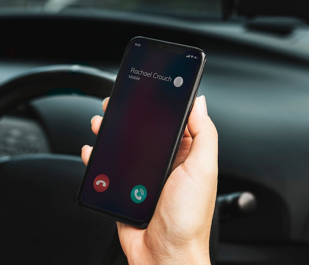 PSD mobile phone screen mockup design