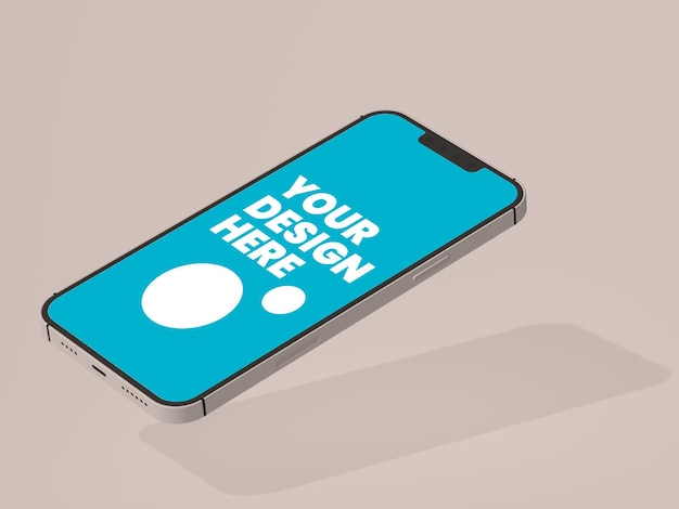 Mobile screen mockup