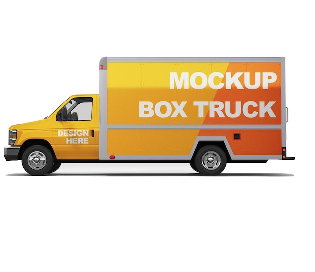 Mock Up Box Truck