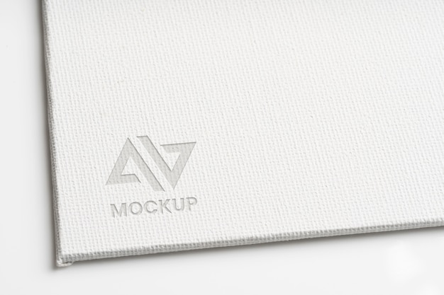 Mock-up logo design on stationery accessories