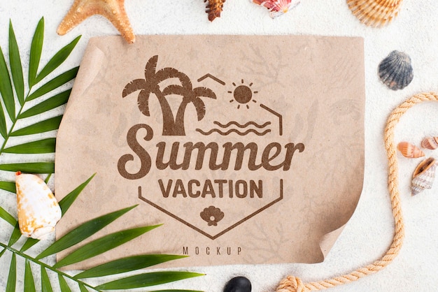 Mock-up summer message