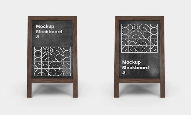 Mockup blackboard for you business.