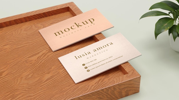 mockup business card design